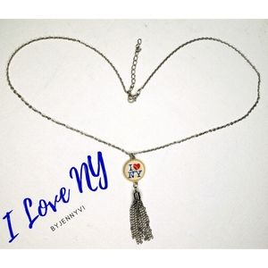 I Love NY handmade by Jennyvi Necklace NWOT